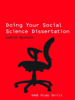 cover image of Doing Your Social Science Dissertation